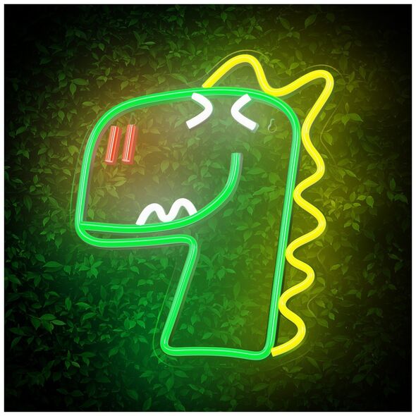 Neon PLEXI LED JURASSIC DINO green FLNJ02 Forever Light