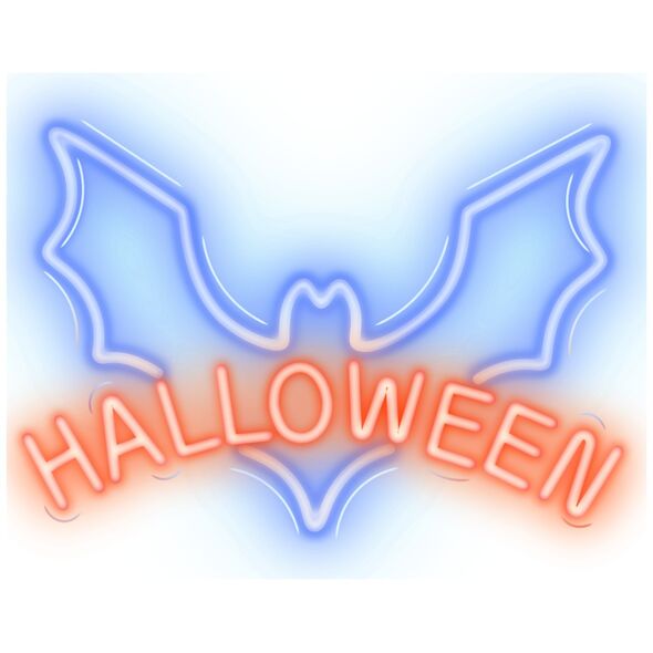 Neon PLEXI LED HALLOWEEN blue red NNE17 Neolia