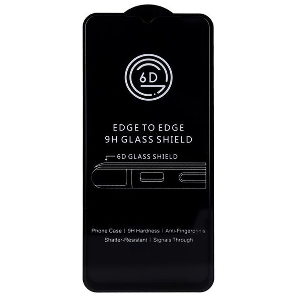 Tempered glass 6D for iPhone 13 Mini 5,4'' black frame