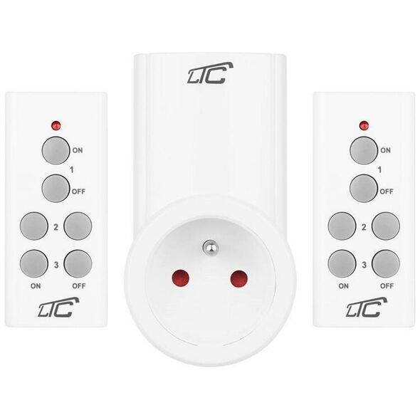 Remote controlled mains socket x2 LTC