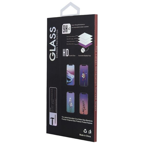 Tempered glass 6D for iPhone 13 Mini 5,4'' black frame