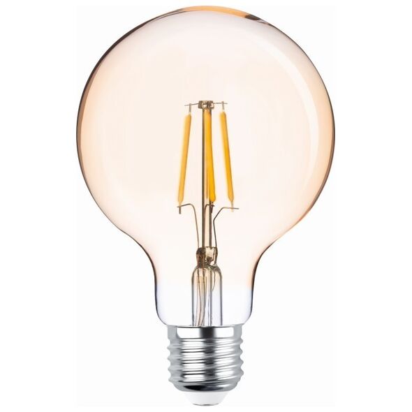 LED Bulb Filament E27 G95 4W 230V 2200K 400lm COG gold Forever Light