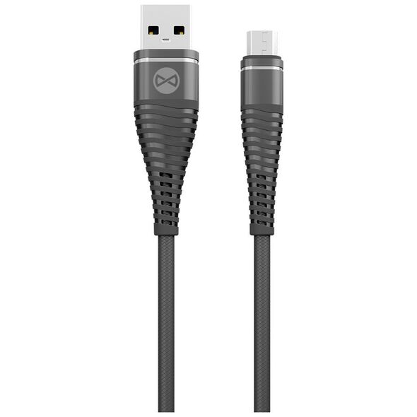 Forever Shark cable USB - microUSB 1,0 m 2A black