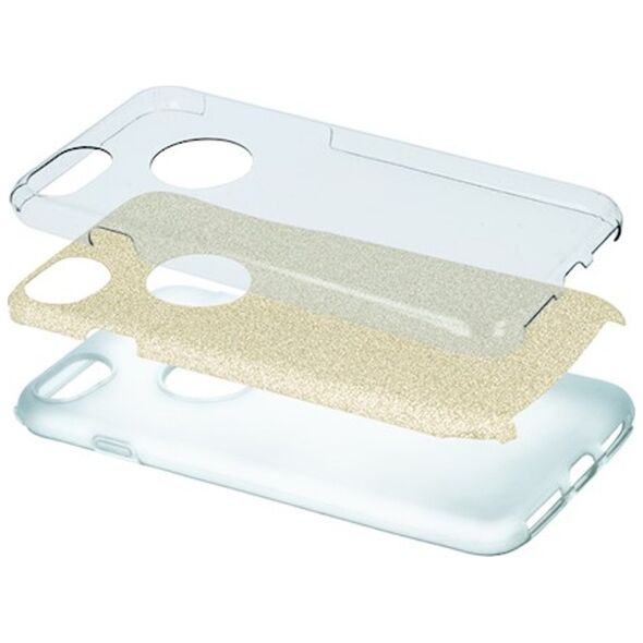 Glitter 3in1 case for iPhone XR gold