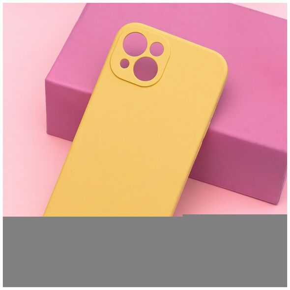 Mag Invisible case for iPhone 15 Plus 6,7&quot; pastel yellow