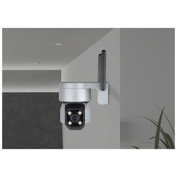 Internet Rotary Exterior Camera IP socket E27 IP65 PTZ 5Mpix 230V SMART LTC VISION