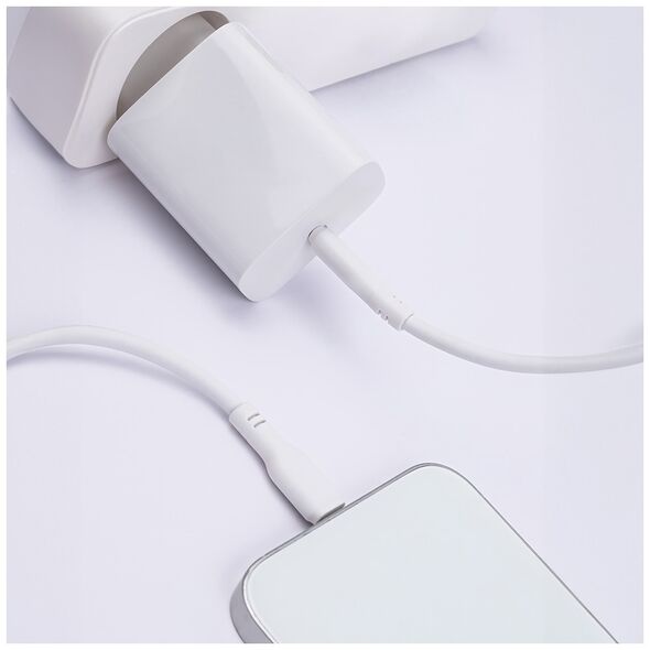 Maxlife MXUC-10 MFi cable USB-C - Lightning 1,0 m 27W white