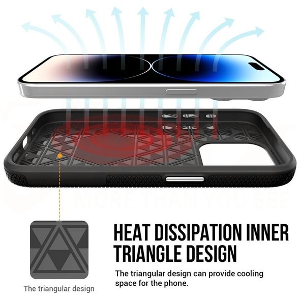 Vmax Triangle Case for iPhone 15 Plus 6,7&quot; black