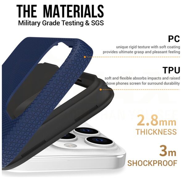 Vmax Triangle Case for Samsung Galaxy A34 navy blue