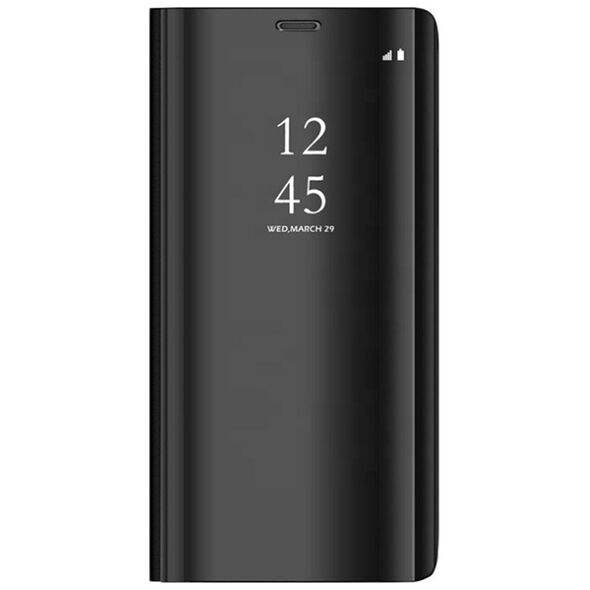 Smart Clear View Case for Xiaomi Redmi Note 12 Pro 5G black