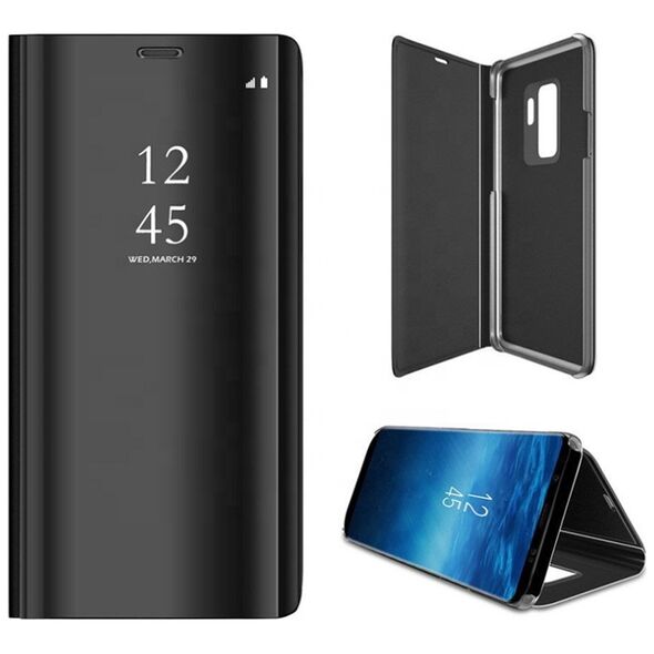 Smart Clear View Case for Xiaomi Redmi Note 12 Pro 5G black