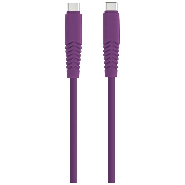 Setty cable USB-C - USB-C 1,5 m 2,1A KSC-C-1.5219 purple