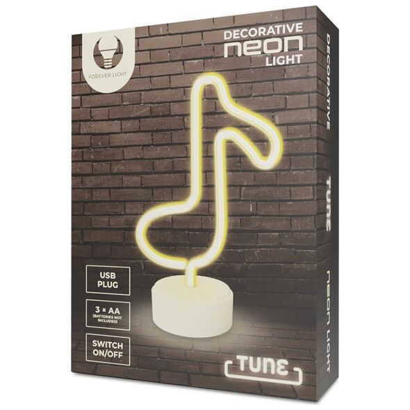 Neon LED on stand TUNE white FSNE07 Forever Light