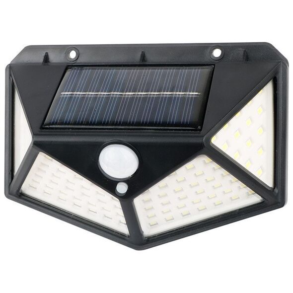 SUNARI Solar Lamp LED FLS-65 100*SMD PIR 6W 480lm 6000K 1200mAh Li-Ion Forever Light