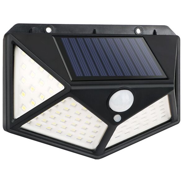 SUNARI Solar Lamp LED FLS-65 100*SMD PIR 6W 480lm 6000K 1200mAh Li-Ion Forever Light