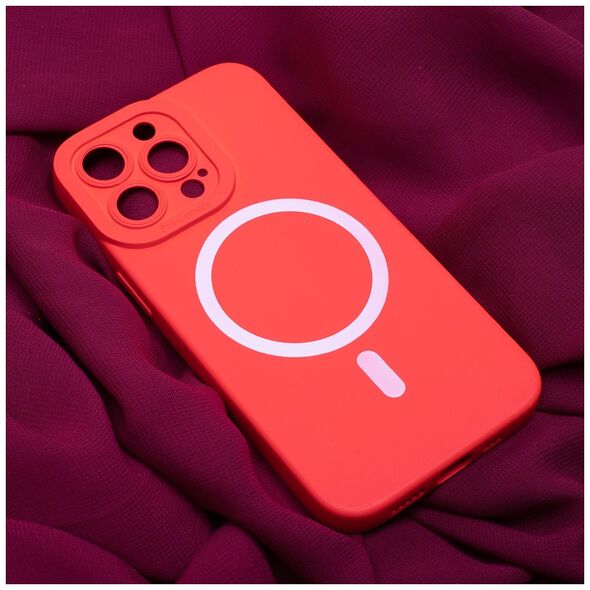 Silicon Mag case for iPhone 14 Pro 6,1&quot; red