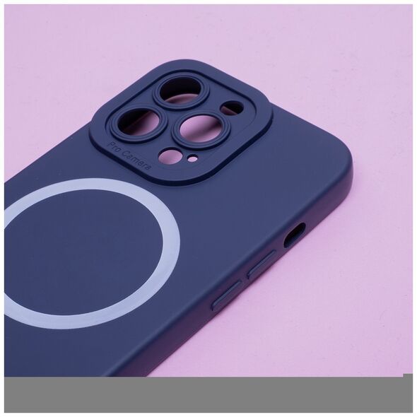 Silicon Mag case for iPhone 12 6,1&quot; dark blue