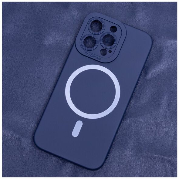 Silicon Mag case for iPhone 12 6,1&quot; dark blue