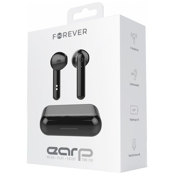 Forever Bluetooth earphones TWE-110 Earp black