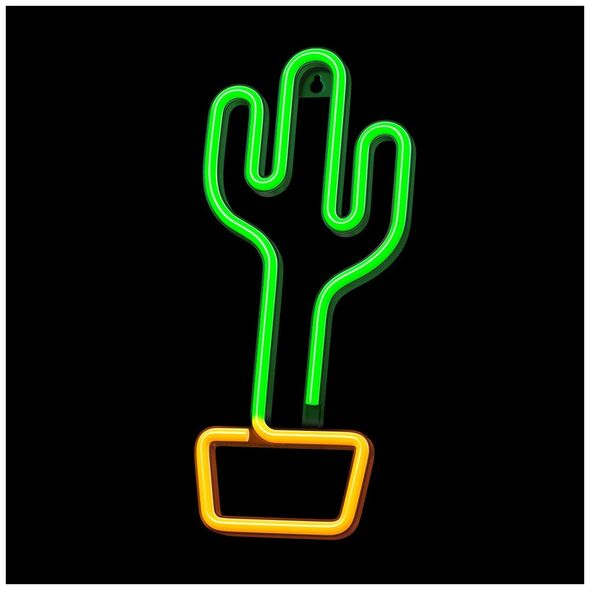 Neon LED Light CACTUS orange green Bat + USB FLNEO2 Forever Light