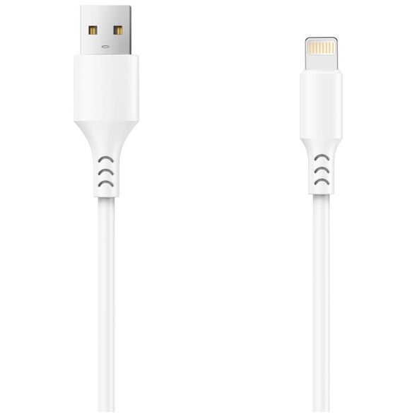 Setty cable USB - Lightning 3,0 m 2A white NEW