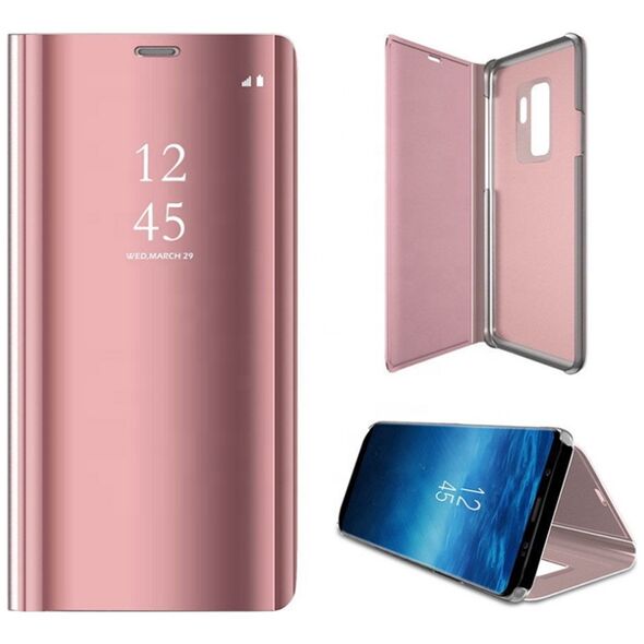 Smart Clear View Case for Xiaomi Redmi Note 7 pink