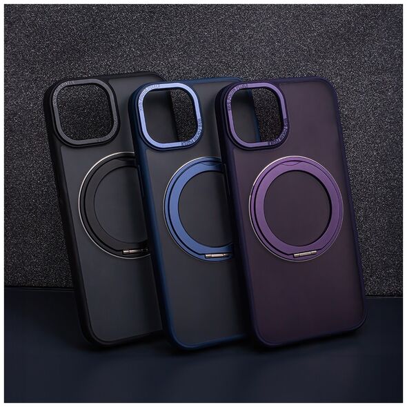 Mag Ring Rotating case for iPhone 15 Pro Max 6,7&quot; navy blue