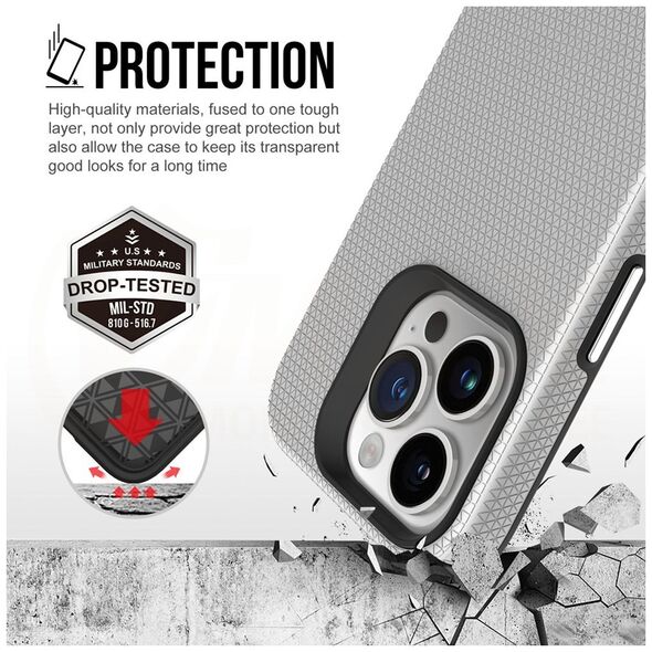 Vmax Triangle Case for Samsung Galaxy A05S 4G silver