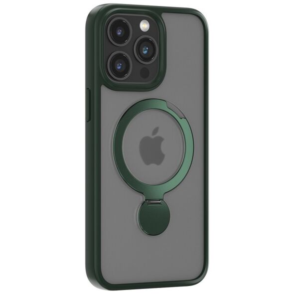 Comma case Joy Shark Mag for iPhone 15 Plus navy green