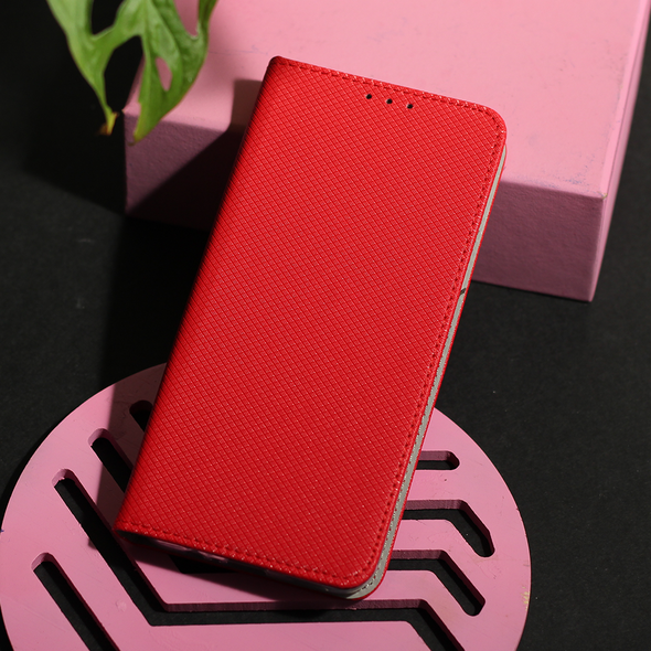 Smart Magnet case for Motorola Moto G34 5G red