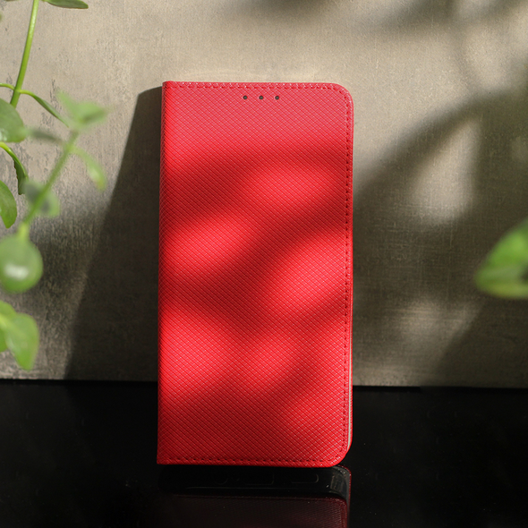 Smart Magnet case for Motorola Moto G34 5G red