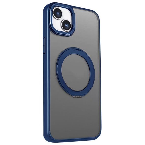 Mag Ring Rotating case for iPhone 15 Pro 6,1&quot; navy blue