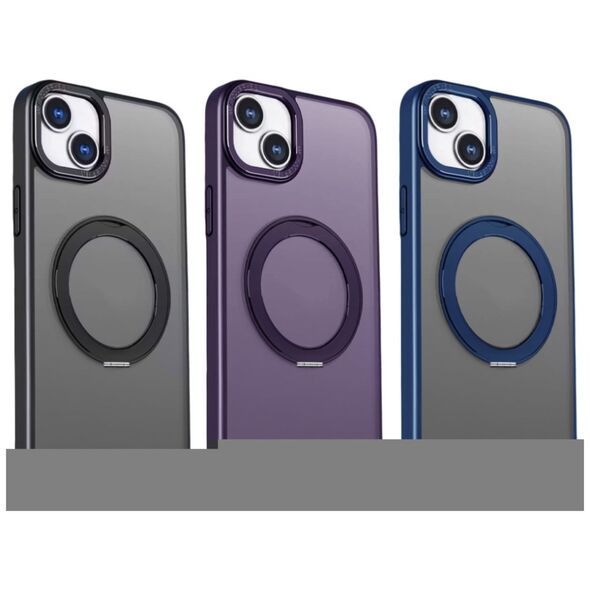 Mag Ring Rotating case for iPhone 15 Pro 6,1&quot; navy blue