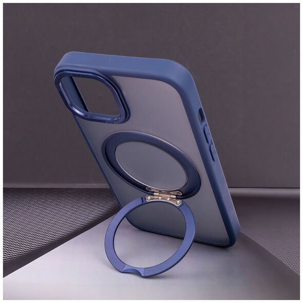 Mag Ring Rotating case for iPhone 15 Pro 6,1&quot; navy blue