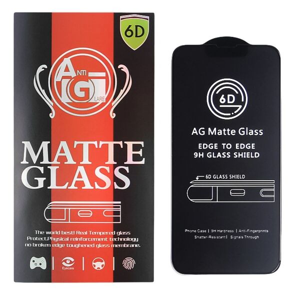 Tempered glass 6D matte for Samsung Galaxy S23 FE 5G black frame
