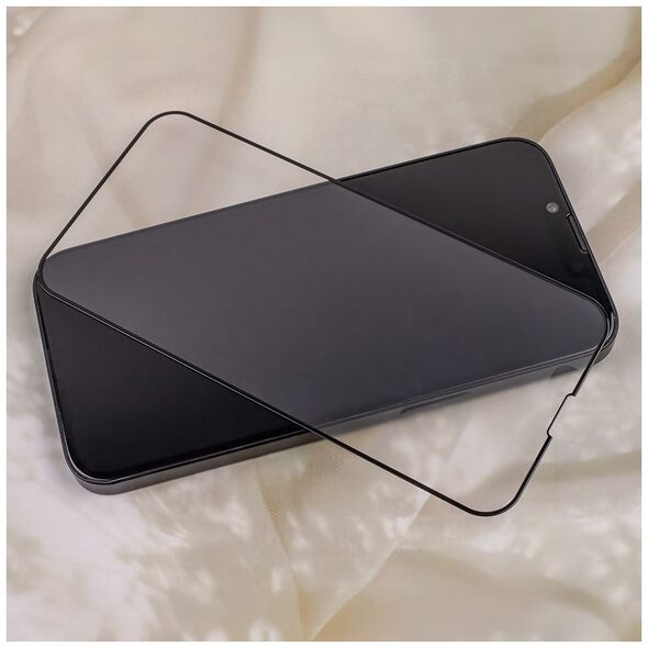 Tempered glass 6D matte for iPhone 15 6,1&quot; black frame