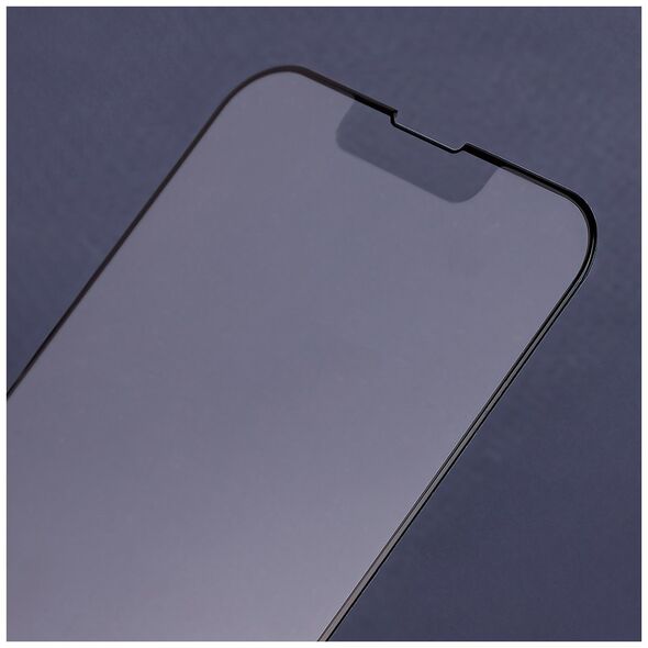 Tempered glass 6D matte for iPhone 13 Pro Max 6,7'' / 14 6,7&quot; Plus black frame