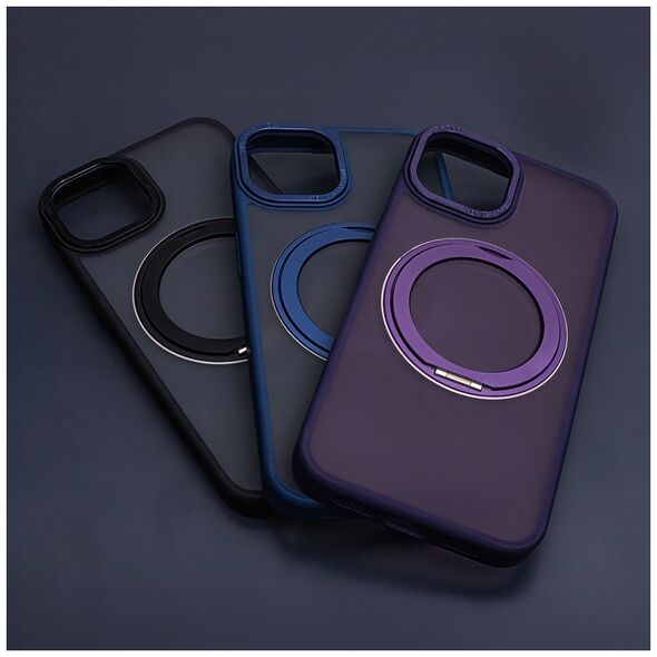 Mag Ring Rotating case for iPhone 15 Pro 6,1&quot; navy blue