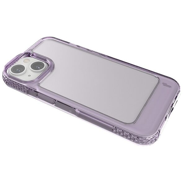 Ugly Rubber UMODEL case for iPhone 15 6,1&quot; clear purple