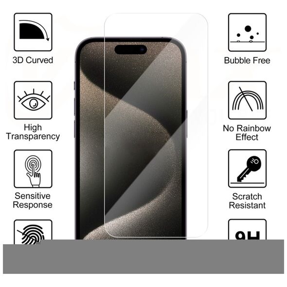 Vmax tempered glass 2,5D Normal Clear Glass for Samsung Galaxy S23 FE 5G