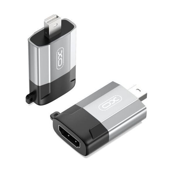 XO adapter GB015 mini Displayport - HDMI 4K gray