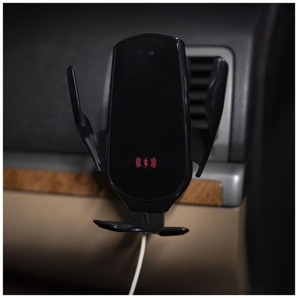 Maxlife car holder for air vent MXCH-08 automatic with wireless charging black 15W