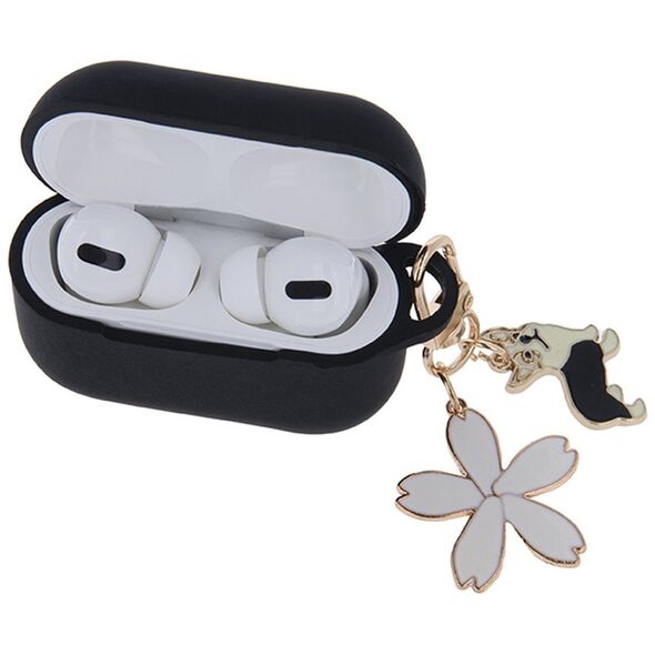 Case for Airpods 3 black with pendant