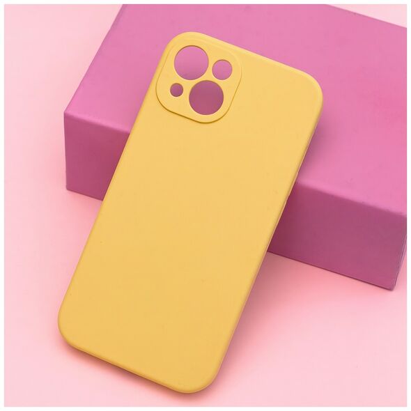 Mag Invisible case for iPhone 15 Pro 6,1&quot; pastel yellow