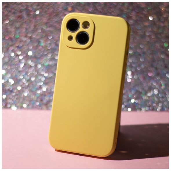 Mag Invisible case for iPhone 12 6,1&quot; pastel yellow