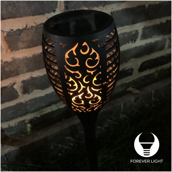 Solar flame light 12LED 300mAh Ni-Mh IP65
