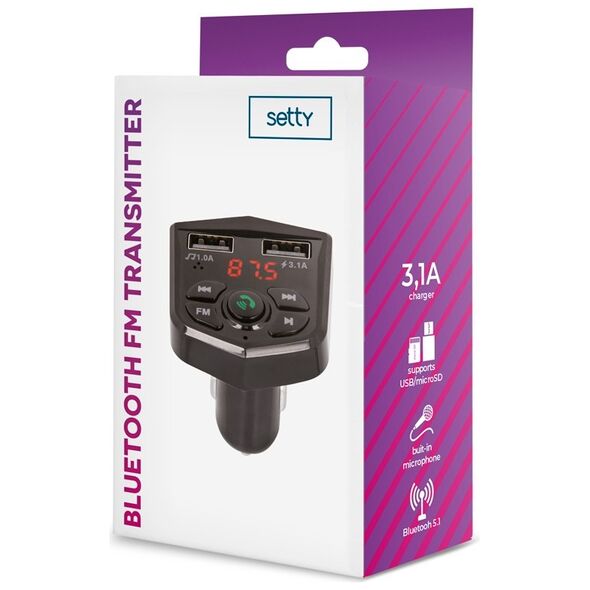 Setty FM Bluetooth transmitter TFM-03