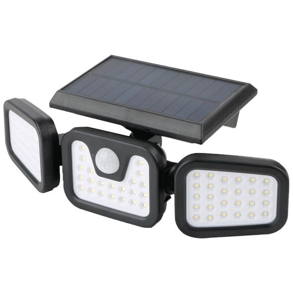 SUNARI Solar Lamp LED FLS-03 74*SMD PIR 8W 600lm 6000K 2400mAh Li-Ion Forever Light