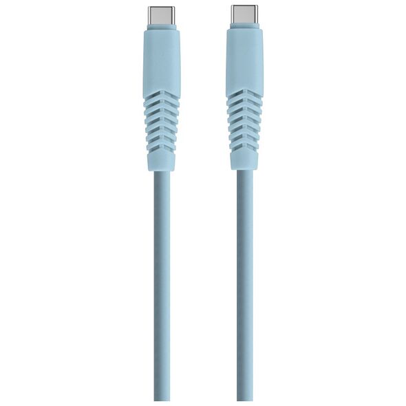Setty cable USB-C - USB-C 1,5 m 2,1A KSC-C-1.523 niebieski