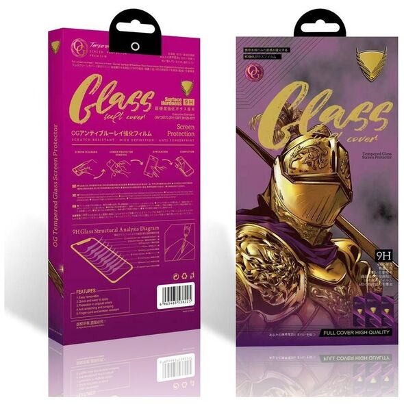 Tempered Glass OG Premium for Samsung Galaxy A51 / S20 FE / A52 black frame